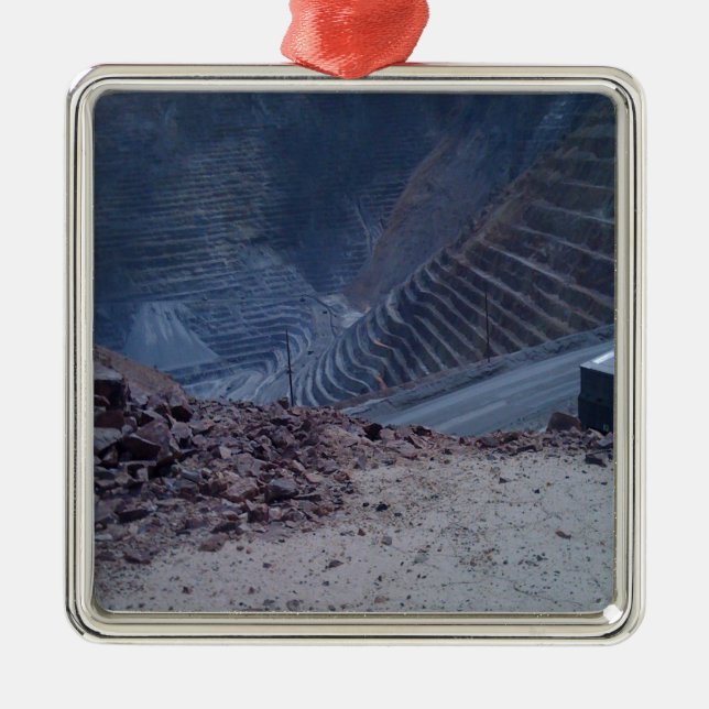 Kennecott Copper Mine Julgransprydnad Metall (Framsidan)