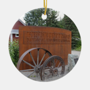 Kennecott Mine i Alaska Julgransprydnad Keramik