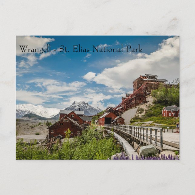 Kennecott Mine Wrangell - St. Elias National Park Helg Vykort (Framsida)