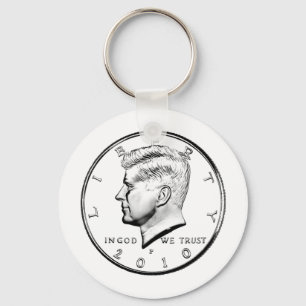 KENNED HALF DOLLAR NYCKELRING