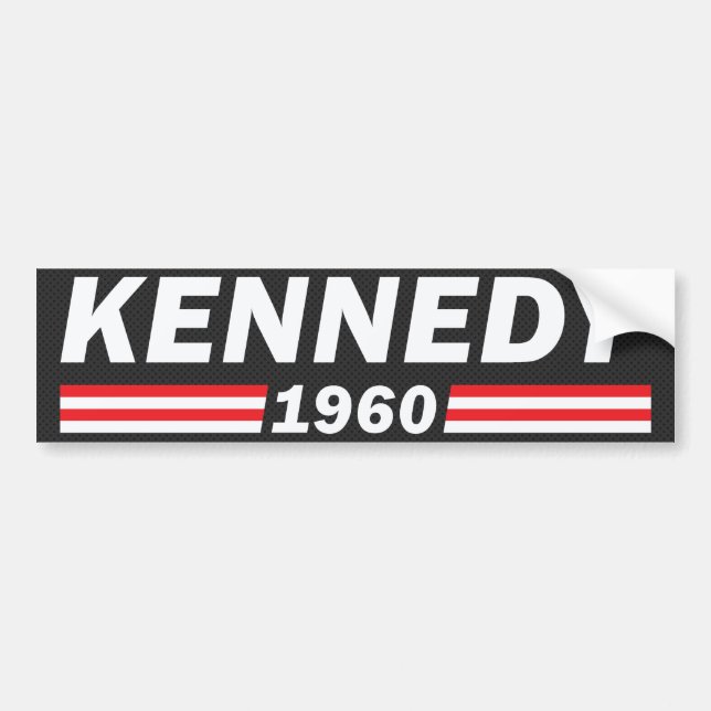 Kennedy 1960 (John F. Kennedy, JFK) Bildekal (Framsidan)