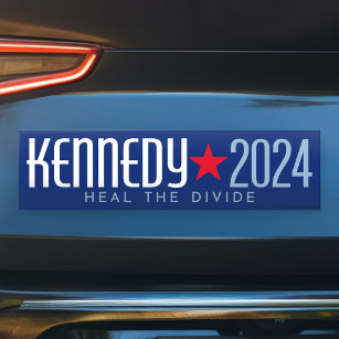 Kennedy 2024 Heal the Divide - Red blue Bildekal