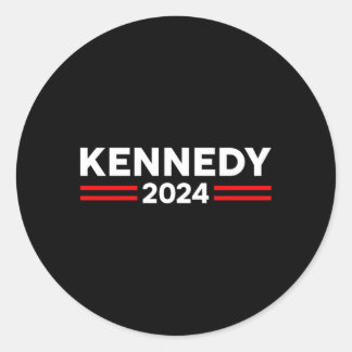 Kennedy 2024 Rfk Jr till talman Runt Klistermärke