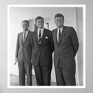 Kennedy bröder, John, Ted, Robert Poster