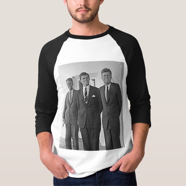 Kennedy bröder, John, Ted, Robert Tee Shirt (Framsida)