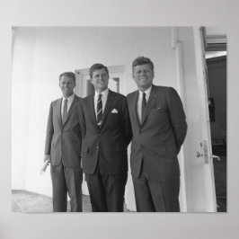 Kennedy Brothers - John, Robert och Ted Poster