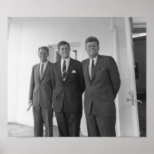 Kennedy Brothers - John, Robert och Ted Poster