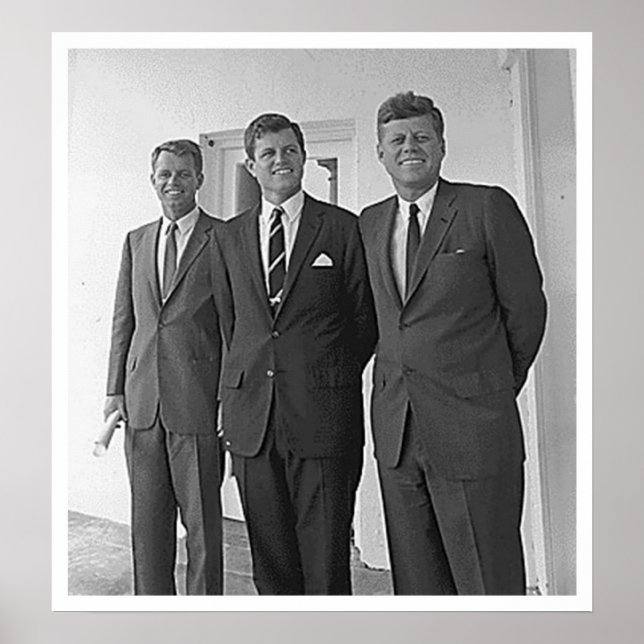 Kennedy Brothers, John, Ted, Robert Poster (Framsidan)