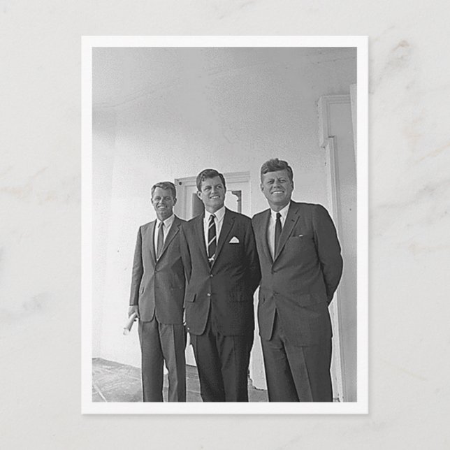 Kennedy Brothers, John, Ted, Robert Vykort (Framsida)