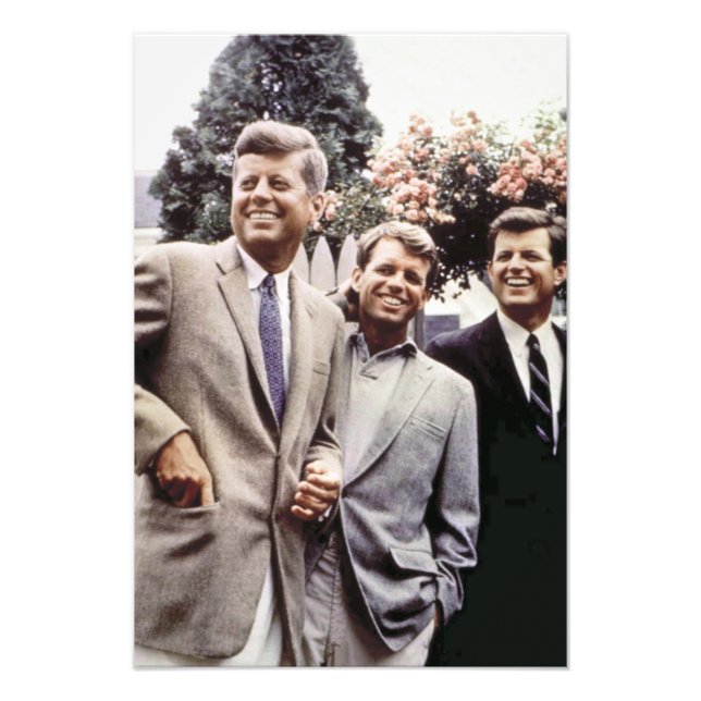 Kennedy Brothers, President John, Robert & Ted Fototryck (Framsidan)