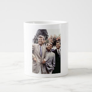Kennedy Brothers, President John, Robert & Ted Jumbo Mugg