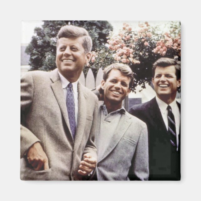 Kennedy Brothers, President John, Robert & Ted Magnet (Framsidan)