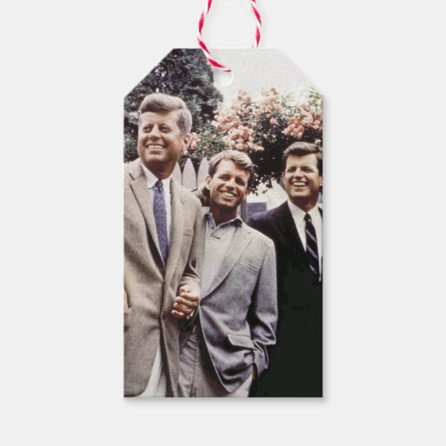 Kennedy Brothers, President John, Robert & Ted Presentetikett (Framsidan)
