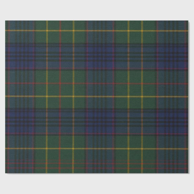 Kennedy Dress Tartan Mörk Presentpapper (Platt)