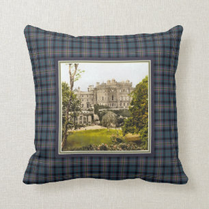 Kennedy för klan för vintageCulzean slott Tartan Kudde
