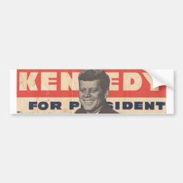Kennedy för president Bumper Sticker Bildekal
