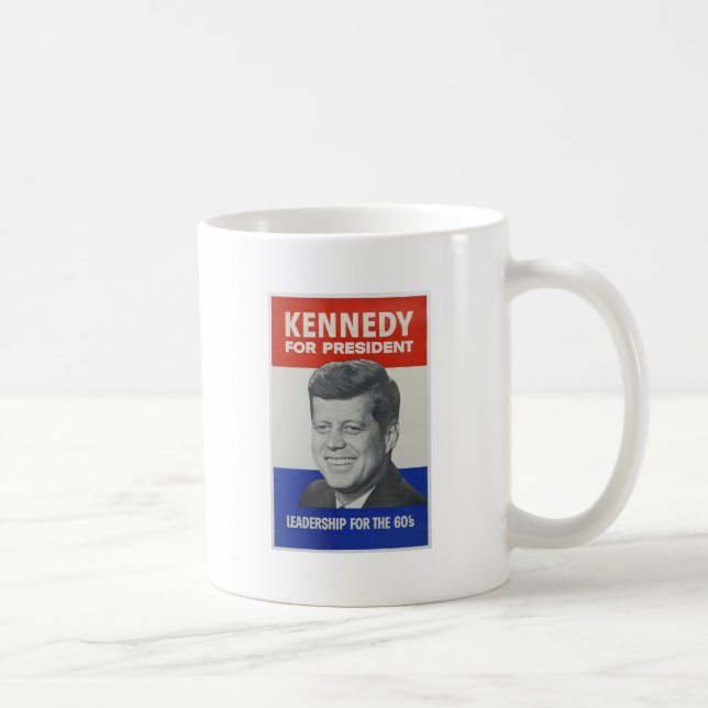 Kennedy för president kaffemugg (Höger)