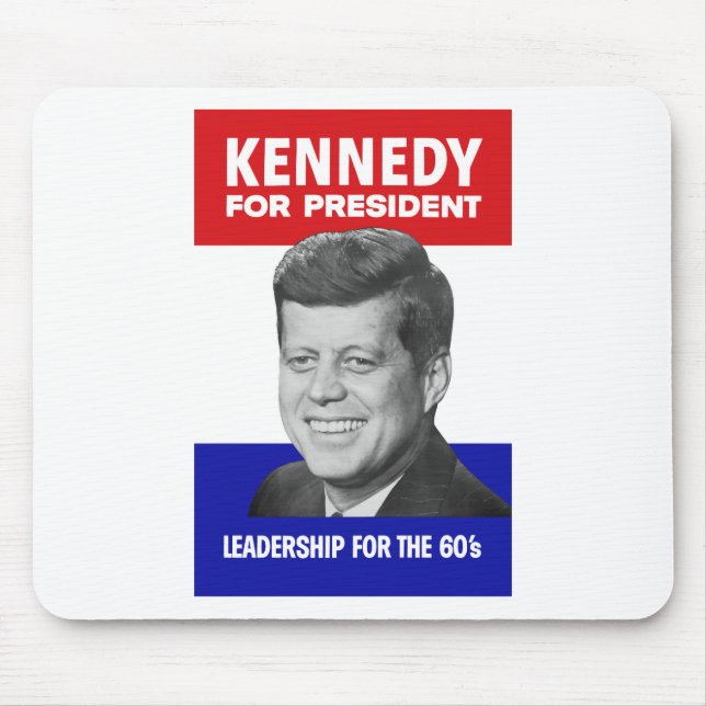 Kennedy för presidenten 1960 musmatta (Framsidan)