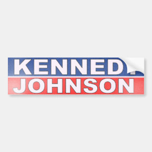 Kennedy Johnson kampanj Bildekal