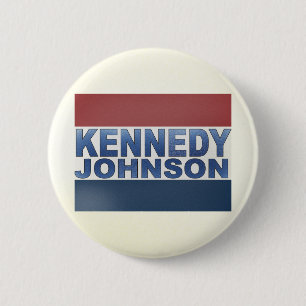 Kennedy Johnson kampanj Knapp