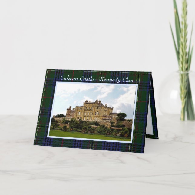 Kennedy Klanens Culzean Castle Faltkort Kort (Framsida)