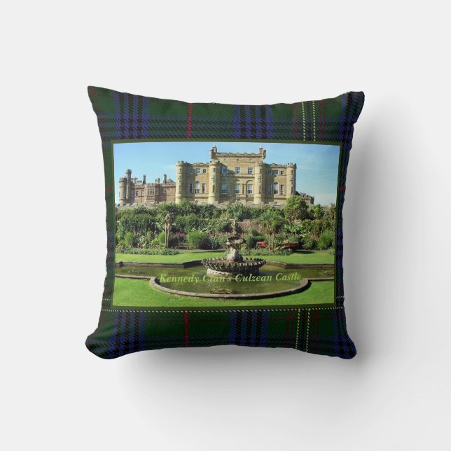 Kennedy Klans Culzean Castle Tartan Dekorativ kudd Kudde (Framsida)