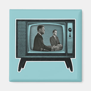 Kennedy Nixon 1960 TV-debatt Magnet