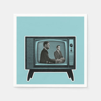 Kennedy Nixon 1960 TV-debatt Pappersservett