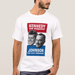 Kennedy och Johnson valplakat 1960 T-shirt
