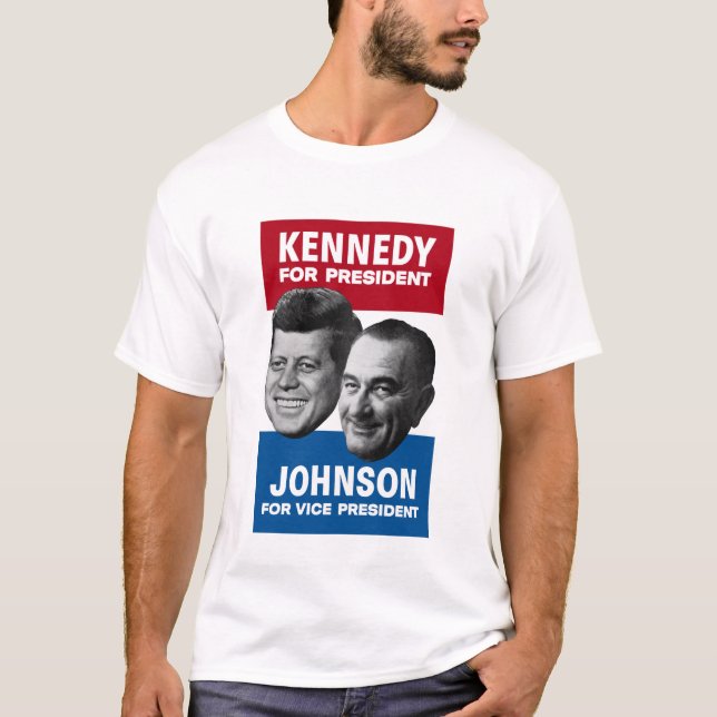 Kennedy och Johnson valplakat 1960 Tröja (Framsida)