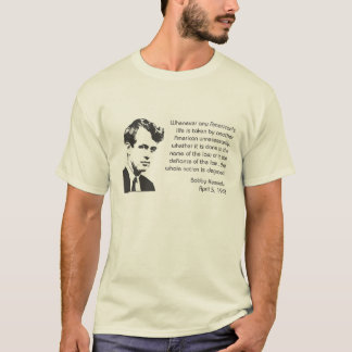 Kennedy organisk utslagsplats tee shirt
