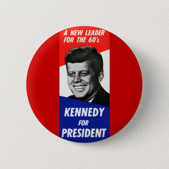 Kennedy presidents- kampanj 1960 knapp (Framsida)