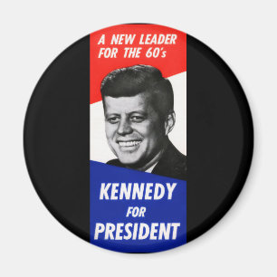 Kennedy presidents- kampanj 1960 magnet