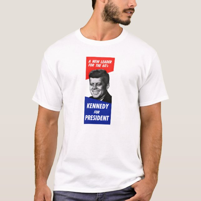 Kennedy presidents- kampanj 1960 t shirt (Framsida)