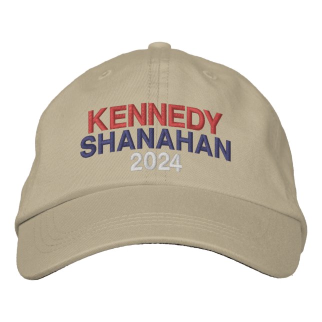 KENNEDY RFK JR SHANAHAN 2024 BRODERAD KEPS (Framsida)