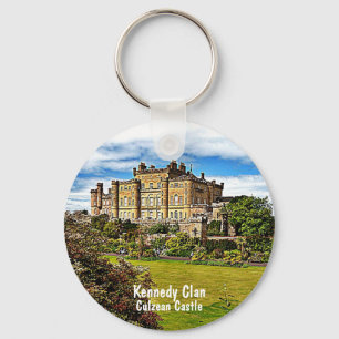 Kennedy Scottish Klans Culzean Castle Keychain Nyckelring