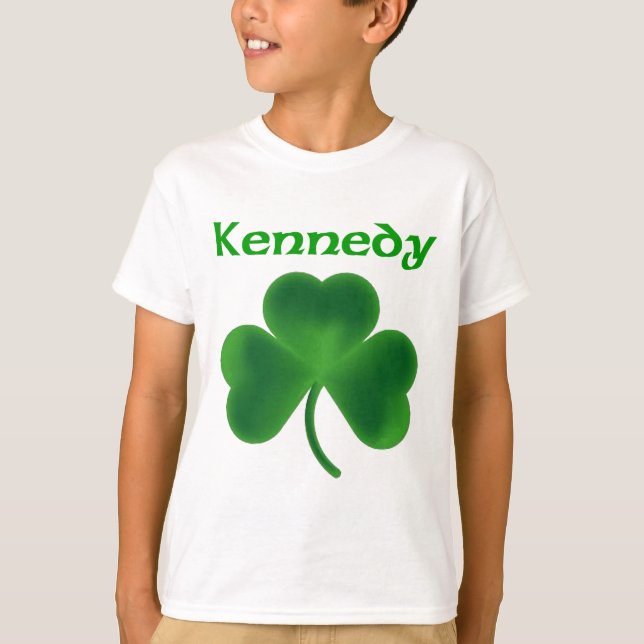 Kennedy Shamrock T-shirt (Framsida)