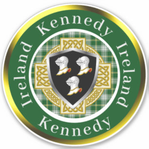 Kennedy Shield & Celtic Kor Personlig Klistermärken
