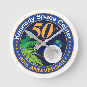 Kennedy Space Center (50-årsdagen) Rund Klocka