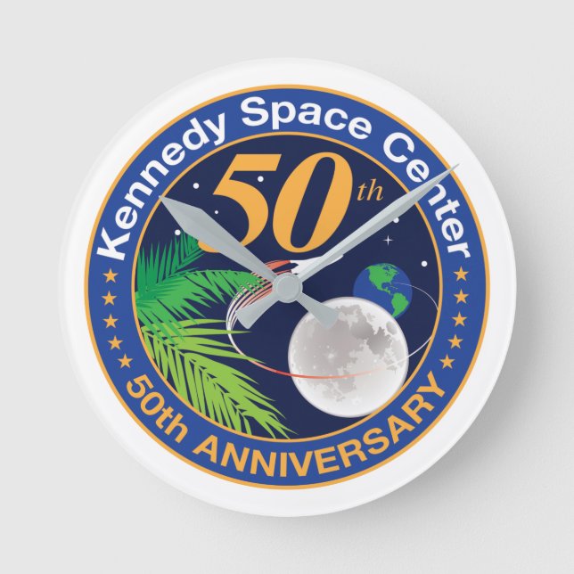 Kennedy Space Center (50-årsdagen) Rund Klocka (Framsida)