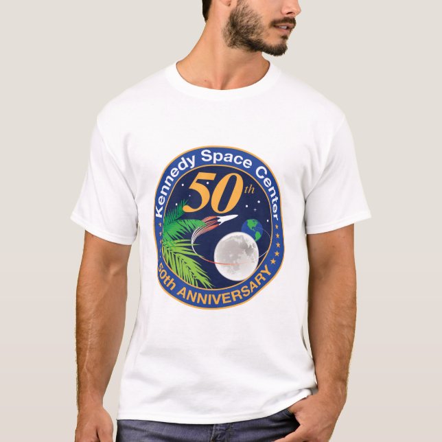 Kennedy Space Center (50-årsdagen) T Shirt (Framsida)