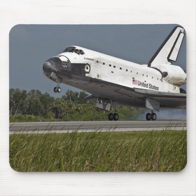 Kennedy Space Center i Shuttle Endeavor landar Musmatta (Framsidan)