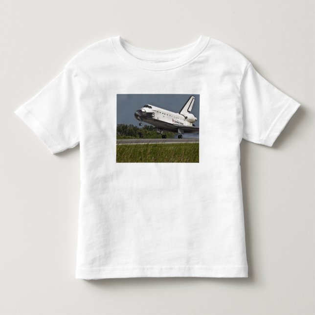 Kennedy Space Center i Shuttle Endeavor landar Tee Shirt (Framsida)