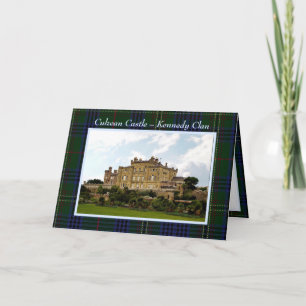 Kennedyklanens Culzean Castle Falt Välkomstkort Kort