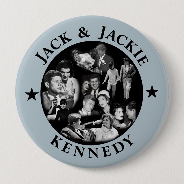 Kennedys:Jack och Jackie Knapp (Framsida)