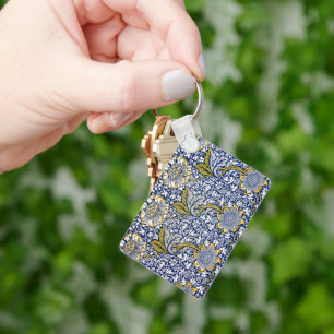 Kennet av William Morris, Vintage textilkonst Nyckelring