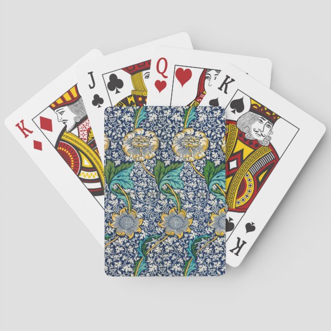 Kennet Mönster (av William Morris) Casinokort (Baksidan)