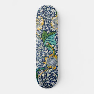 Kennet Mönster (av William Morris) Mini Skateboard Bräda 18,5 Cm