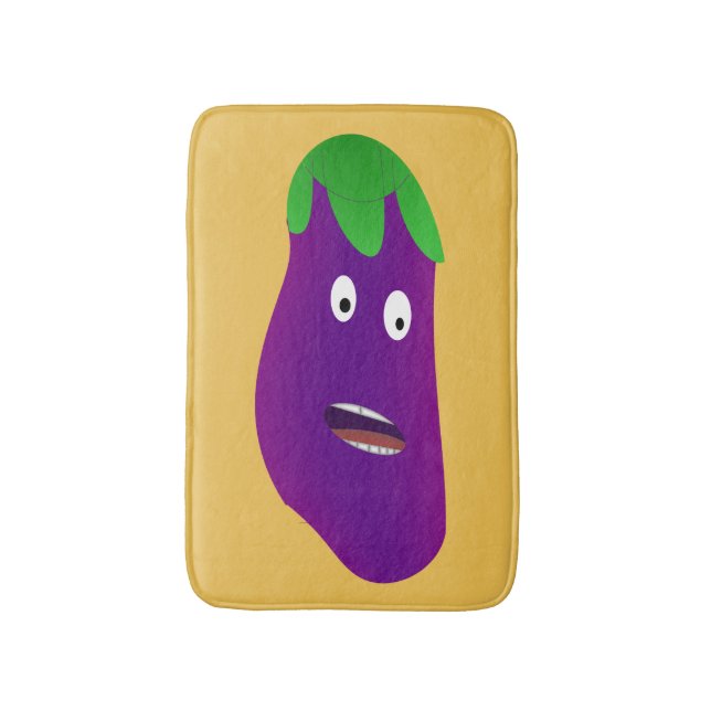 Kenneth Yoncich överraskade Eggplant Badrumsmatta (Framsidan (Vertikal))