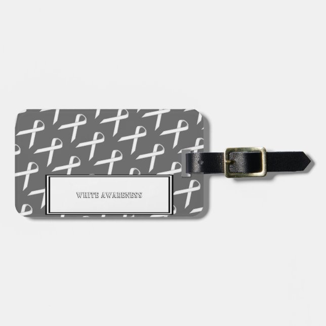 Kenneth Yoncichs vita standardband Bagagebricka (Horisontell Framsida)